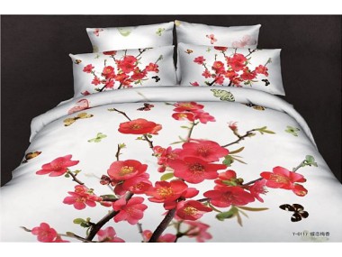 Комплект постельного белья Home line Цветы сакуры 